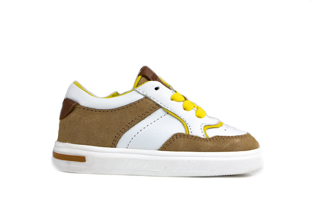 Pinocchio Pinocchio Sneaker Naturel Wit Combi