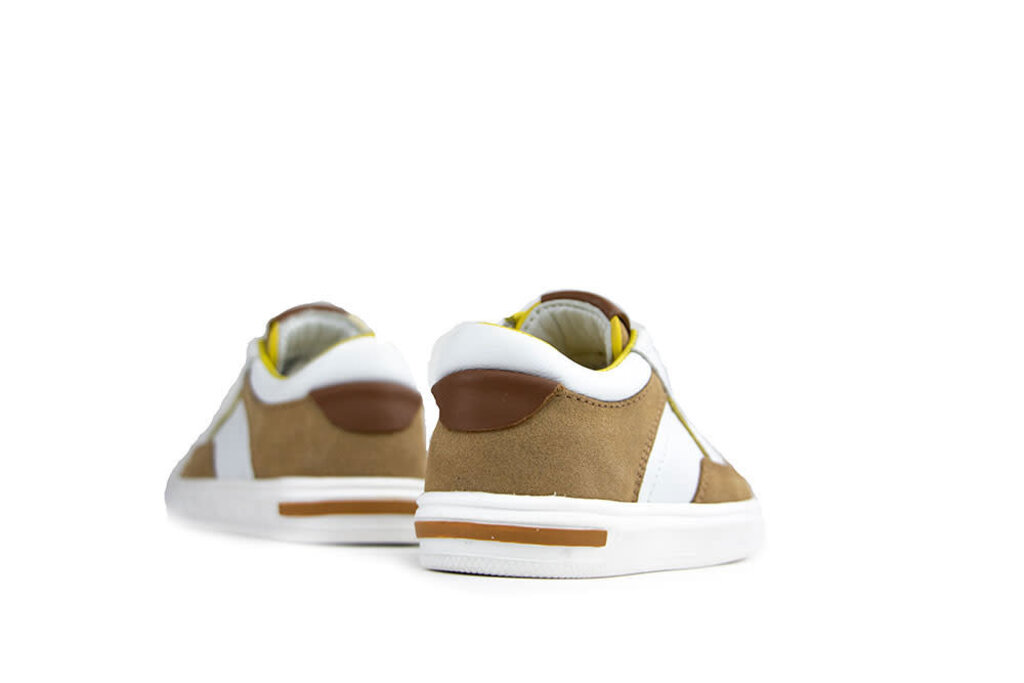 Pinocchio Pinocchio Sneaker Naturel Wit Combi