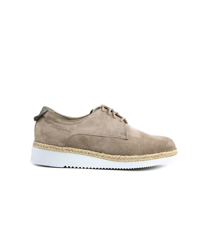 Durea Schnürschuhe Ardesia Taupe H-breite