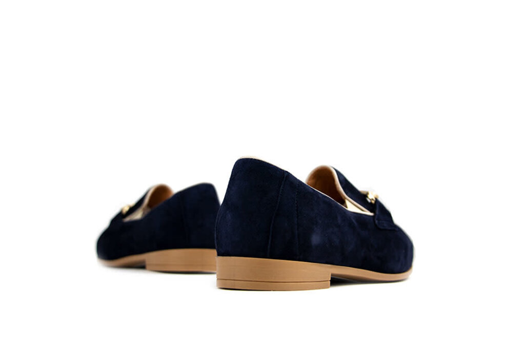 Piedi Nudi Piedi Nudi Loafers Bit Navy Suede