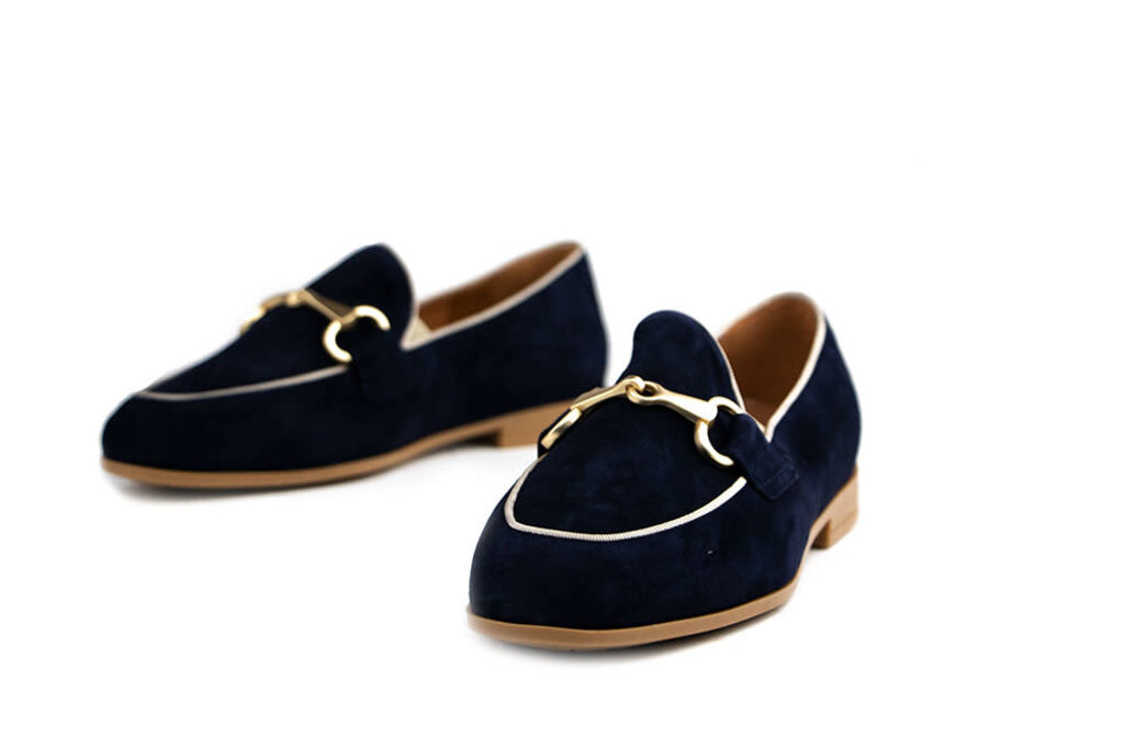 Piedi Nudi Piedi Nudi Loafers Bit Navy Suede