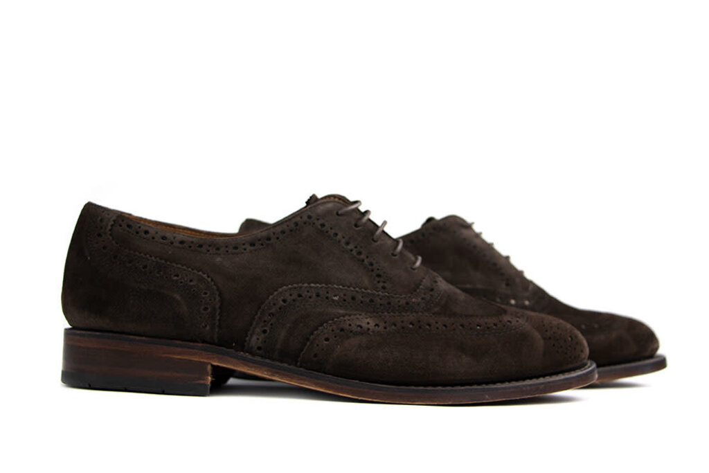 Van Bommel Van Bommel Broque Darkbrown Suede