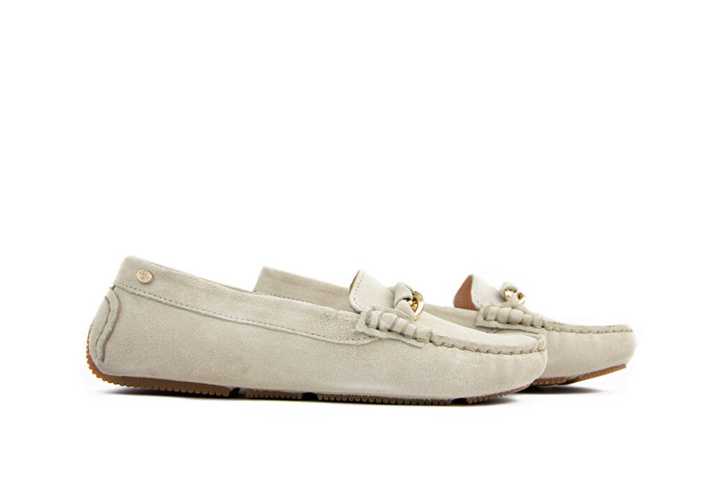 Fred de la Bretoniere Fred de la Bretoniere Moccassins Beige Suede