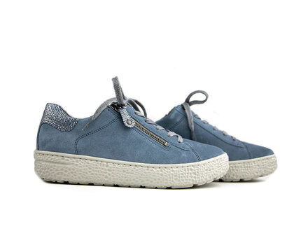 Hartjes Hartjes Sneaker Phil Aqua Velour H Hartjes Hartjes Sneaker Phil Aqua Velour H