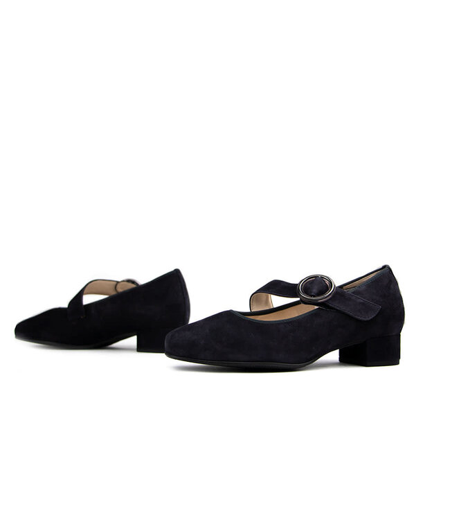 Hassia Pump met Band Ocean Suede Cordoba