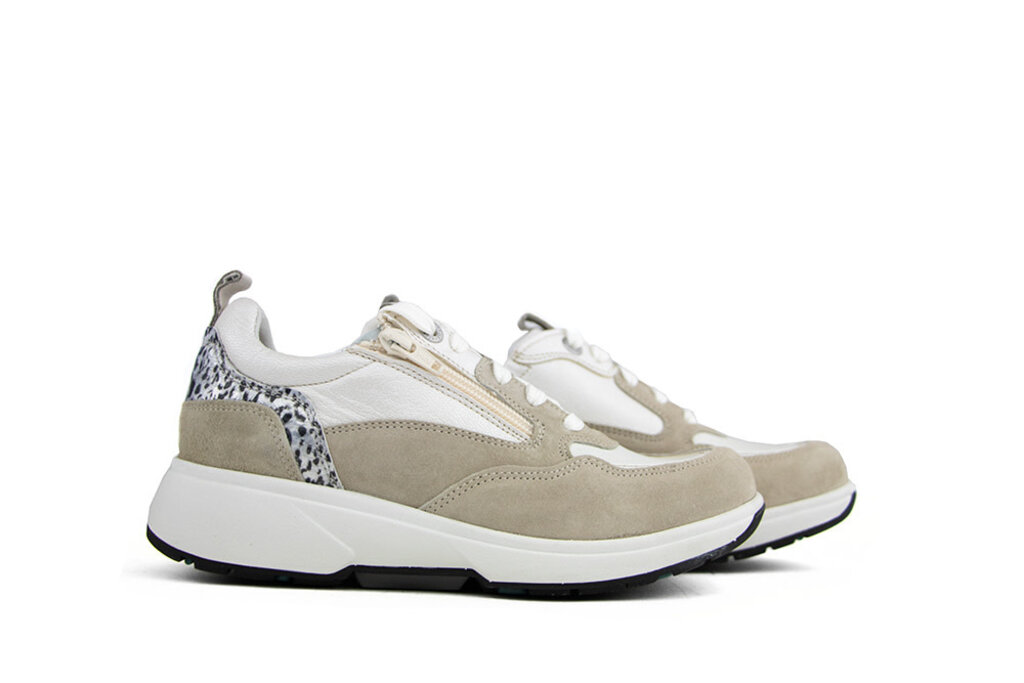 Xsensible Xsensible Sneakers Grenoble Wit Beige