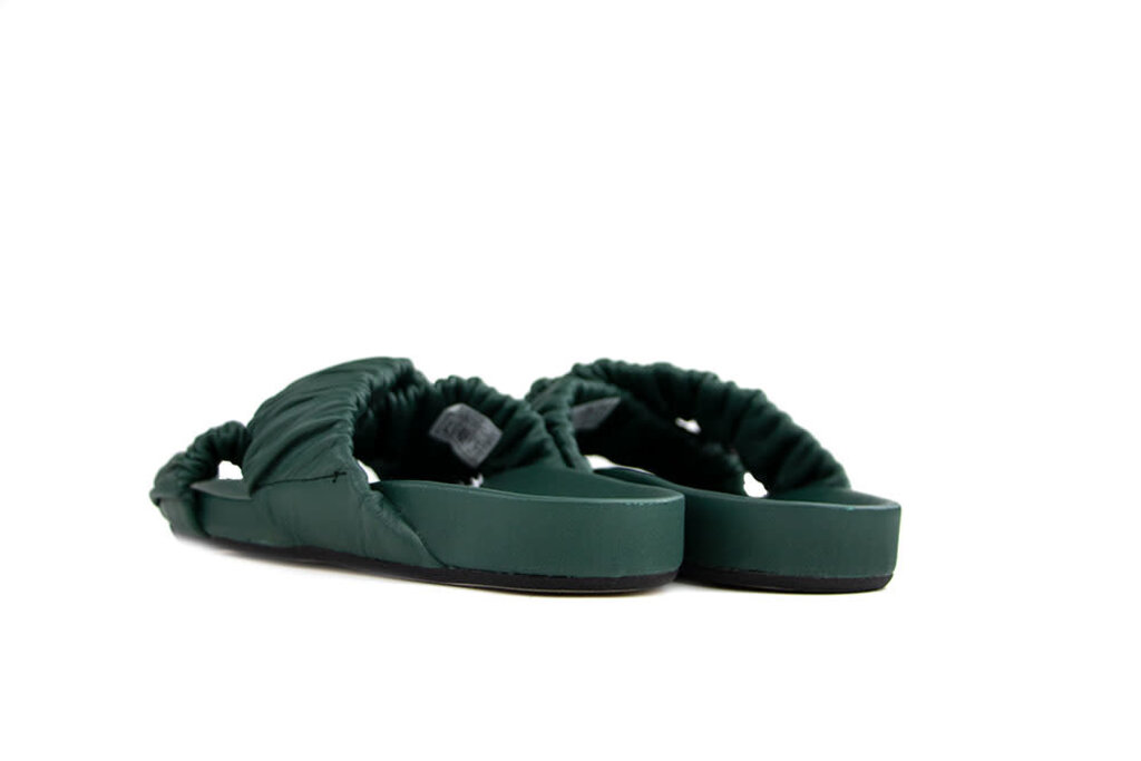 Nubikk Nubikk Kathy Ruffle Dark Green Leather