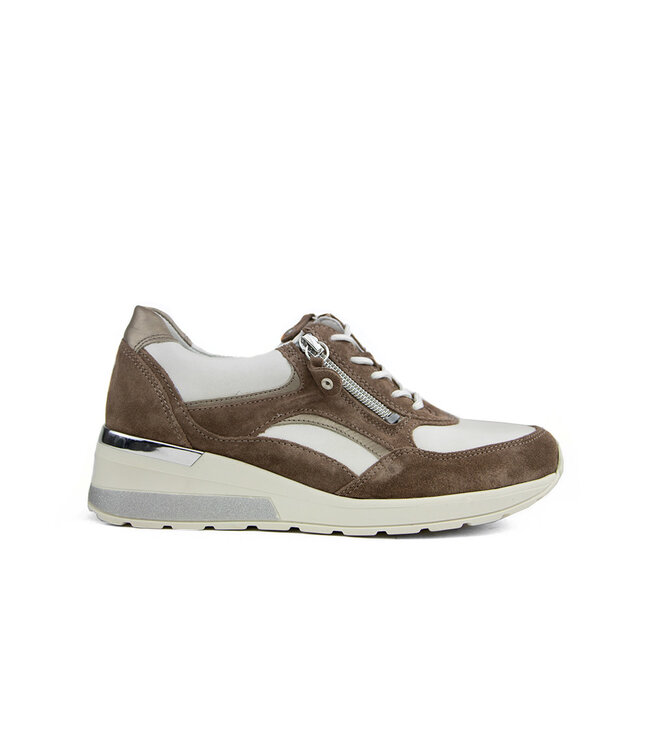 Waldlaufer Sneaker Clara Nougat Offwhite Fango