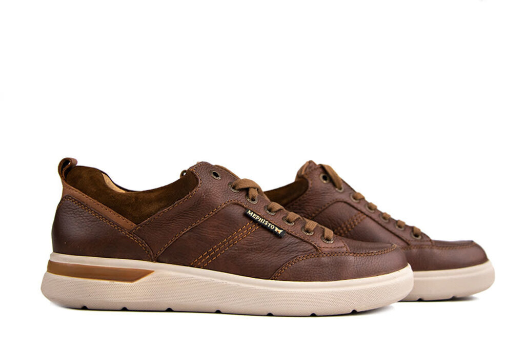 Mephisto Sneaker Olivier Nevada Hazelnut Worldwide Shipment