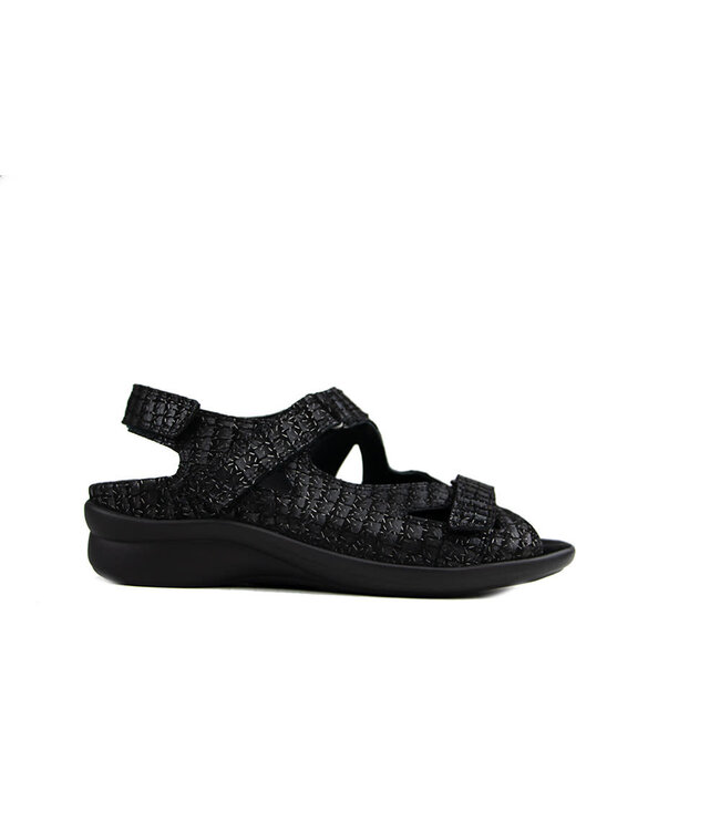 Durea Sandaal Antracite Print H-width