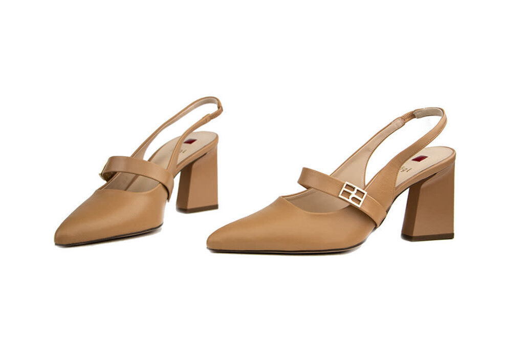 Högl Högl Slingback Lighttoffee Leather