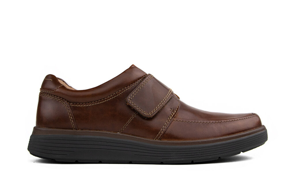 Clarks Clarks Velcro Un Abode Strap Dark Tan