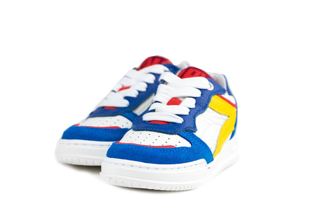 Red-Rag Red Rag Sneaker White Cobalt Combi