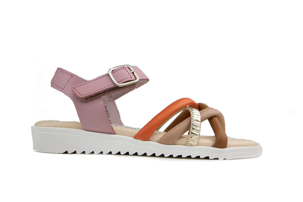 Develab Develab Sandals Orange Multi Fantasy