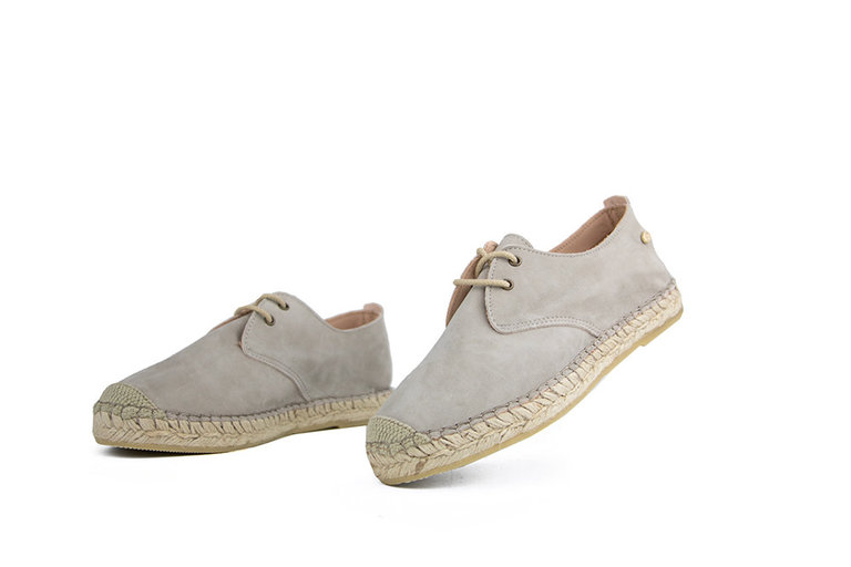 Fred de la Bretoniere Fred de la Bretoniere Espadrille Lace up Taupe
