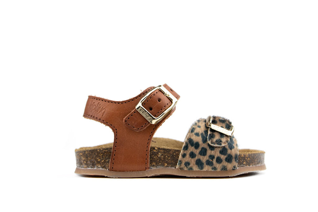 Kipling Kipling Sandals Miley 1 Cognac Panther