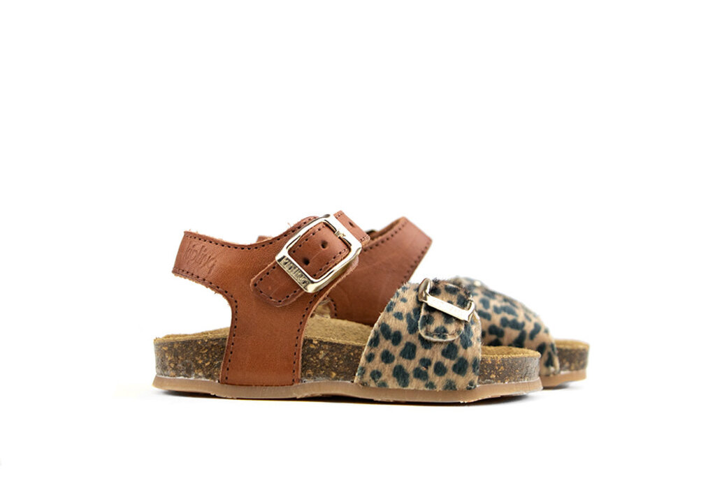 Kipling Kipling Sandals Miley 1 Cognac Panther