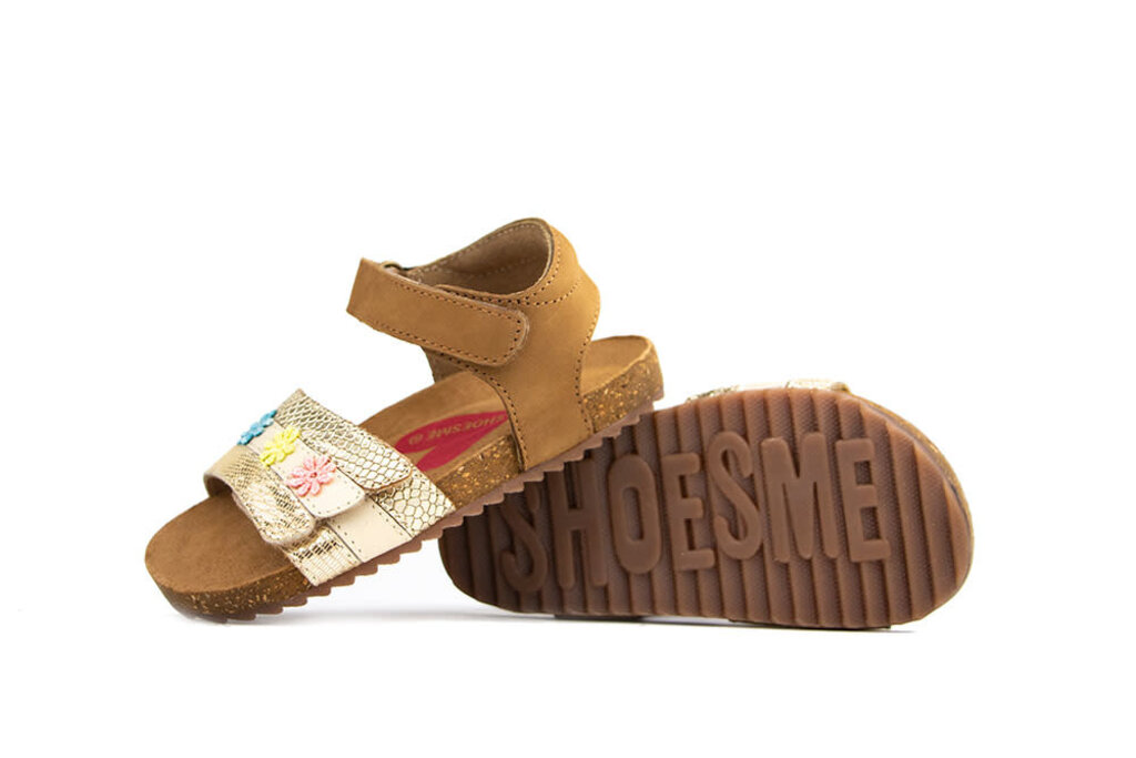 Shoesme Shoesme Sandaal Cognac Goud