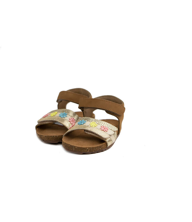 Shoesme Sandaal Cognac Goud