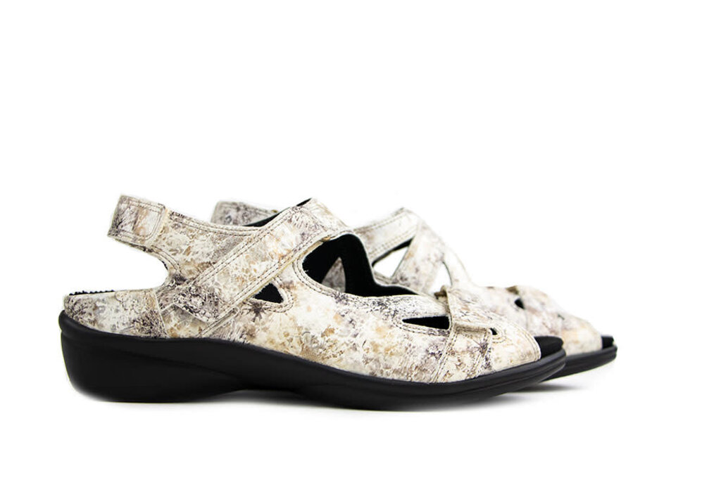 Durea Durea Sandals Ivory Print H-width