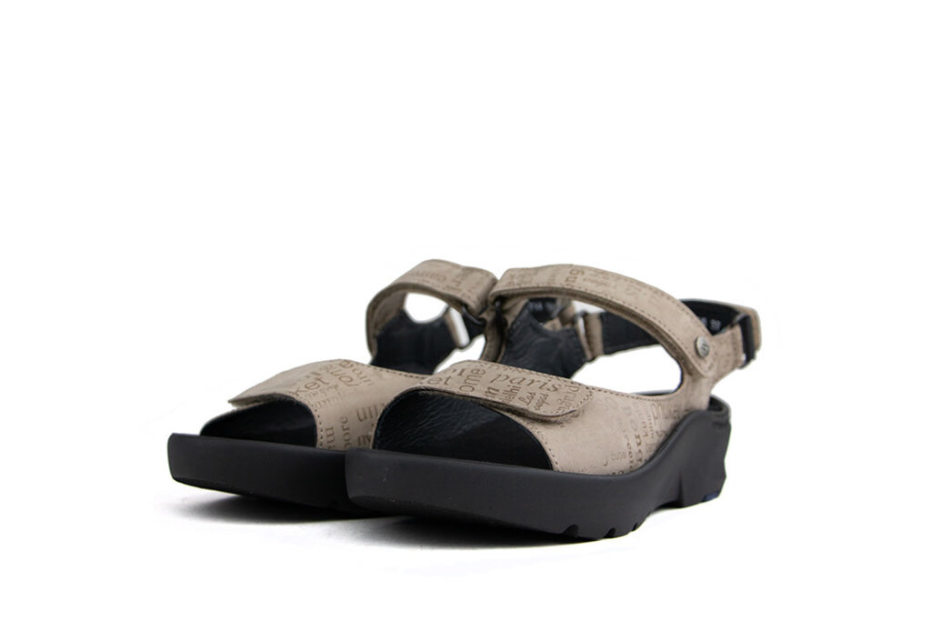 Wolky Wolky Sandalen Delft Letter Taupe