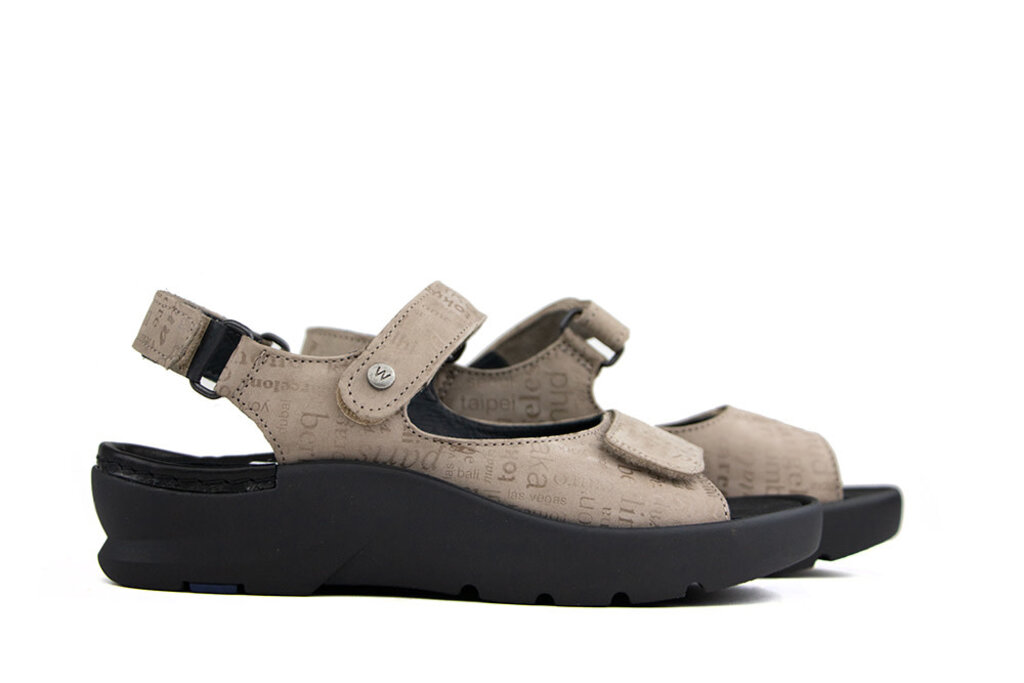 Wolky Wolky Sandals Delft Letter Taupe