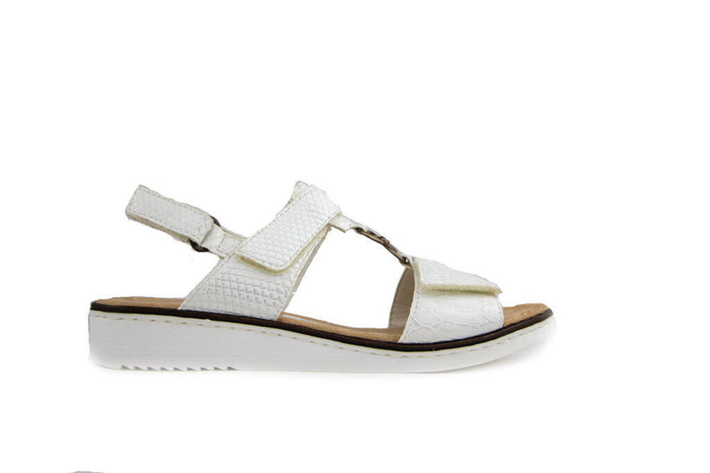 Rieker Sandal Weiss Silver I fast worldwide delivery low fees