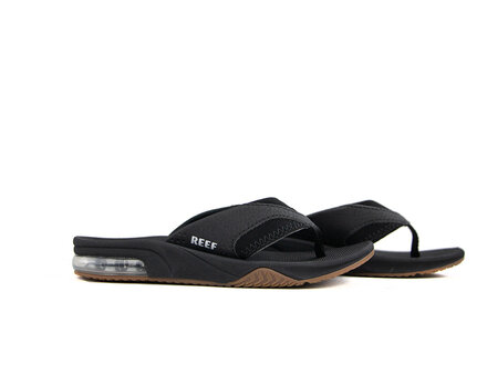 Reef Reef Kids Fanning Black Silver Reef Reef Kids Fanning Black Silver