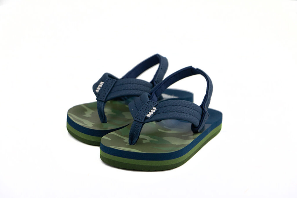 Reef Reef Slippers Little Ahi Navy Camo