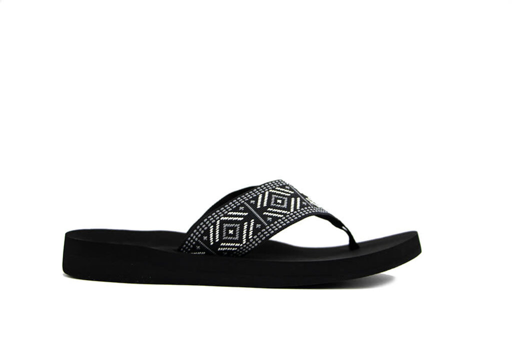 Reef Reef Spring Woven Black White