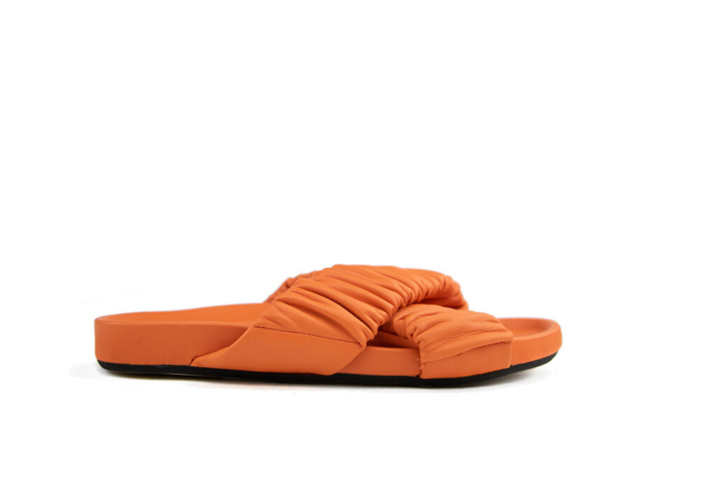 Nubikk Nubikk Kathy Ruffle Orange Leather