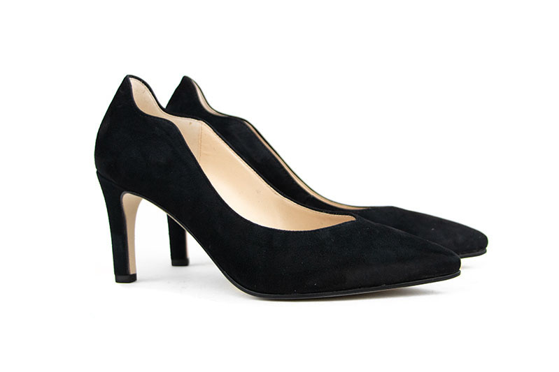 Gabor Heels Black Suede | Worldwide Shipping - Steenbergen Schoenen