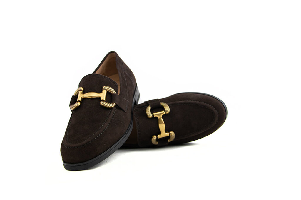 Gabor Gabor Loafers Bit Mocca Brown Gold