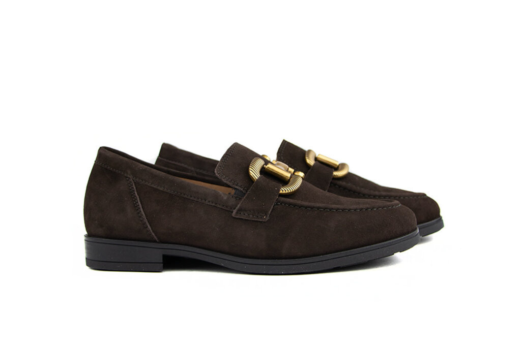 Gabor Gabor Loafers Bit Mocca Brown Gold