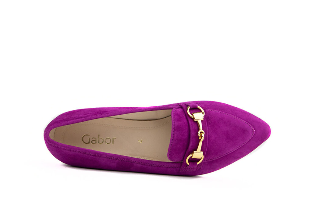 Gabor Gabor Loafer Bit Orchid Purple Suede