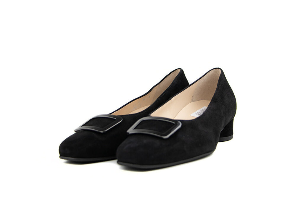 Hassia Hassia Pump Schwarz Suede Roma