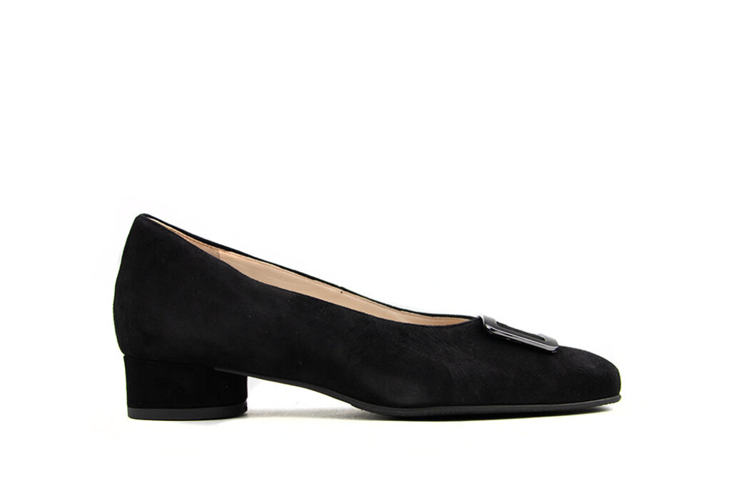 Hassia Hassia Pump Schwarz Suede Roma