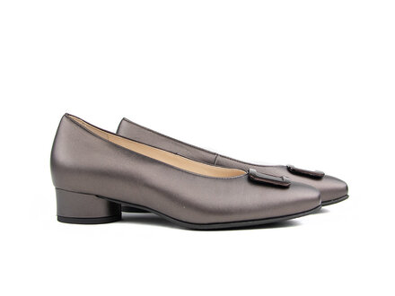 Hassia Hassia Pump Darkbrown Pearl Roma H Hassia Hassia Pump Darkbrown Pearl Roma H