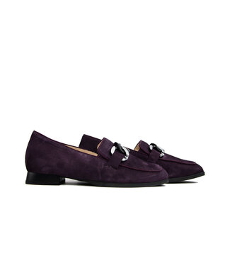 Hassia Hassia Loafer Ketting Plum Suede Napoli H