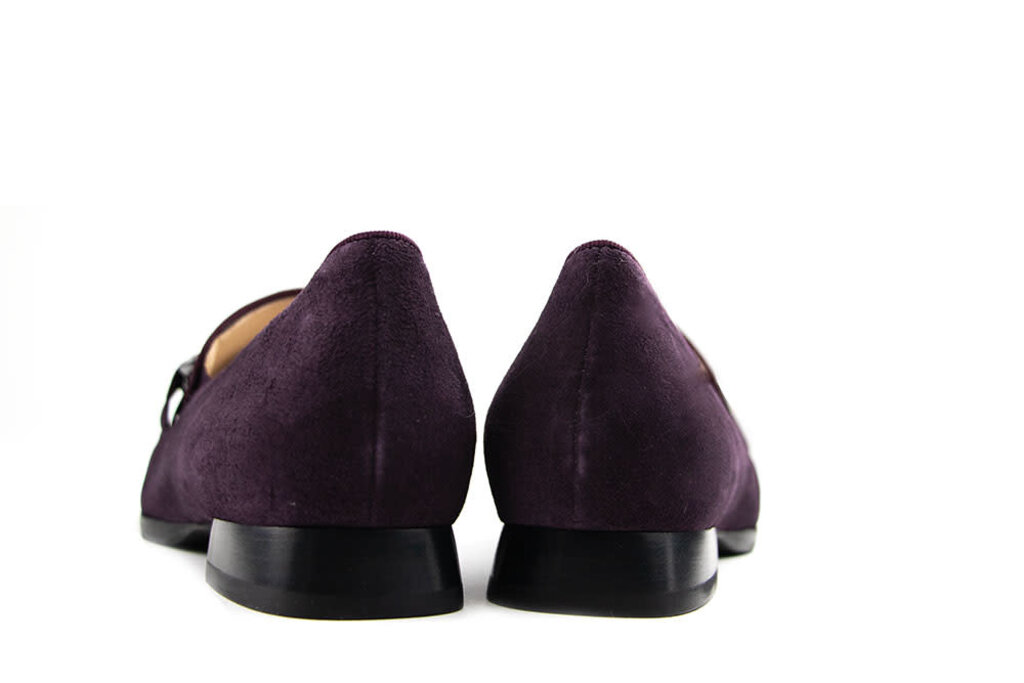 Hassia Hassia Loafer Ketting Plum Suede Napoli
