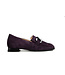 Hassia Loafer Ketting Plum Suede Napoli