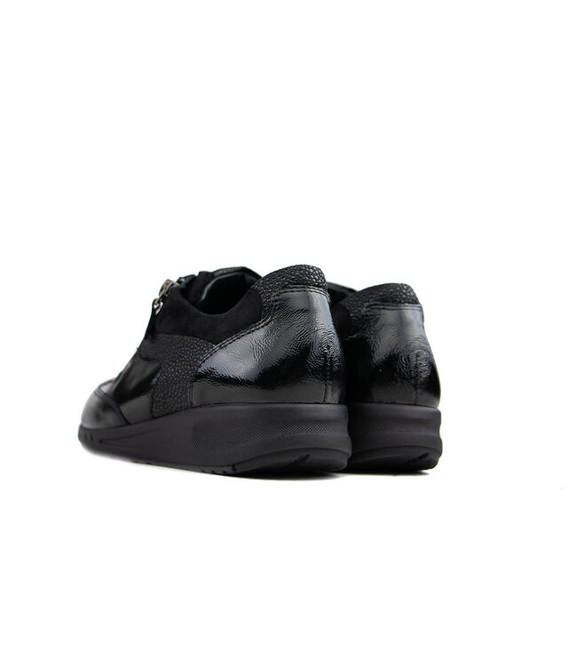 Durea Sneaker Schwarz Lak Combi H-breite
