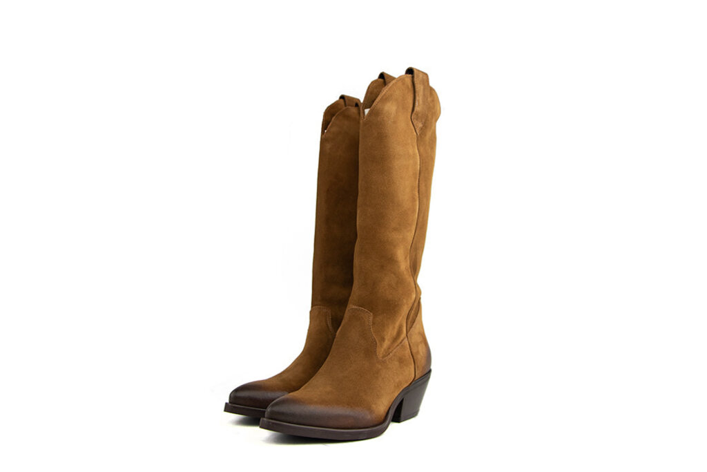 jas Civic ik zal sterk zijn Lazamani Western Boot High Cognac | Gratis Verzending - Steenbergen Schoenen