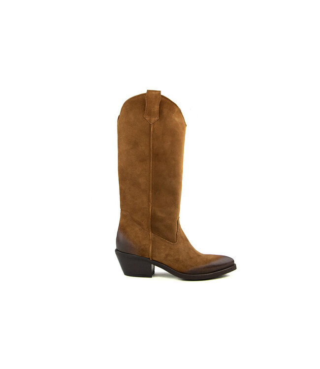 Lazamani Western Boot High Cognac