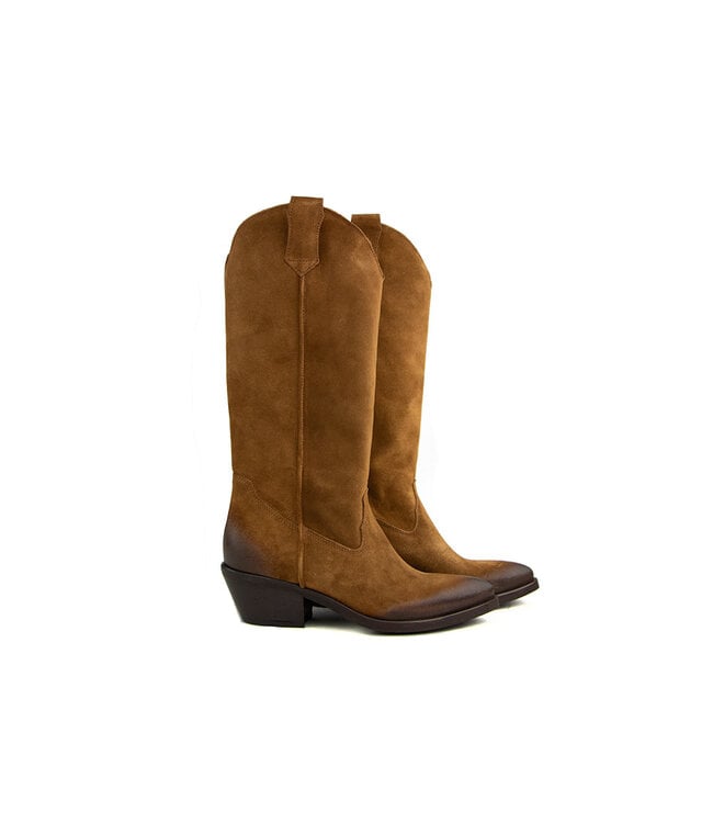 Lazamani Western Boot High Cognac