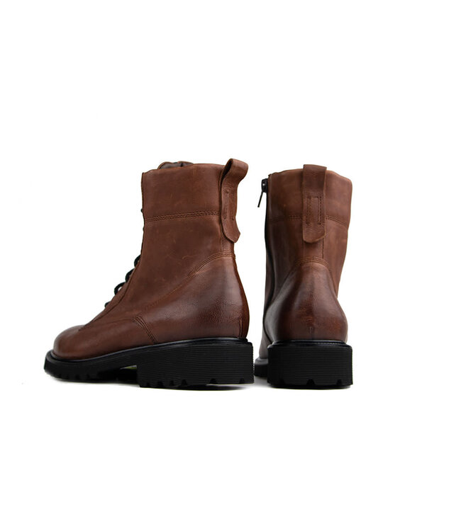 Durea Schnürstiefel Cognac New Gaucho H-breite