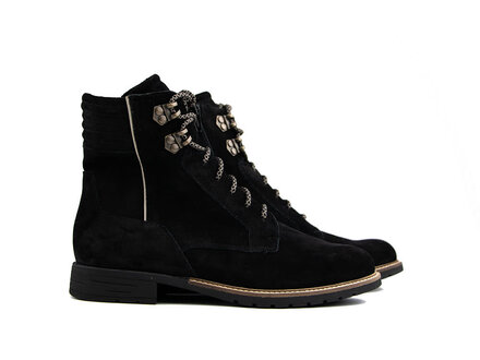 Durea Durea Schnürstiefel Schwarz Zand K