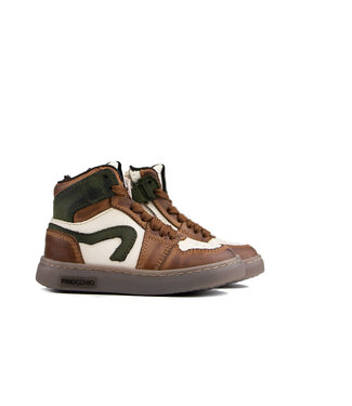 Pinocchio Pinocchio Hoge Sneaker Groen Combi