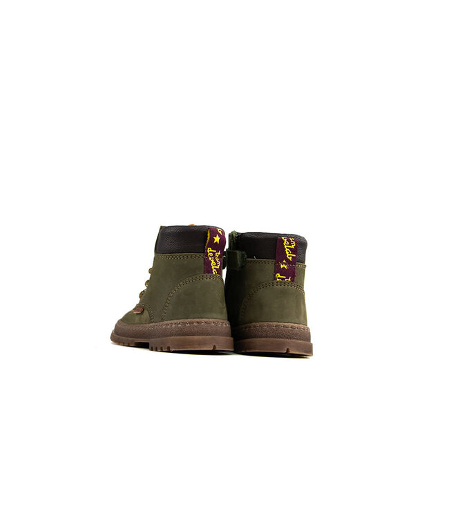 Develab Schnürstiefel Khaki Nubuck