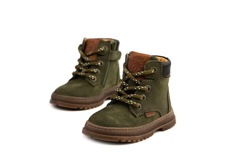 Develab Develab Schnürstiefel Khaki Nubuck